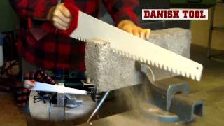 Masonry Handsaw  White Label from Danish Tool [upl. by Bogosian]