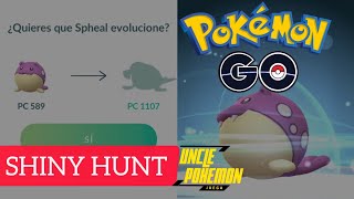 Spheal to Sealeo shiny ✨Evolving a Pokémon in Pokémon Go [upl. by Noivart726]