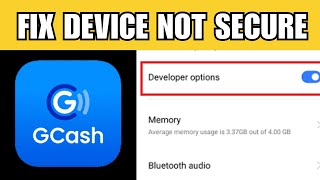 How To Fix Gcash Device Is Not Secure [upl. by Rust915]