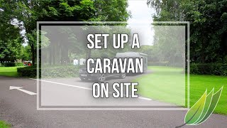 How to set a caravan up on a camp site [upl. by Armalla]