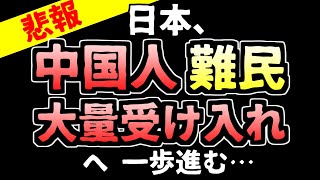 【悲報】日本、中国人難民の大量受け入れへ、一歩進んでしまう・・・ [upl. by Graniah]