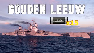 World of WarShips Gouden Leeuw  4 Kills 260K Damage [upl. by Celestia615]