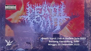 Death Vomit live  Benteng Vastenburg Rock In Solo 2023 [upl. by Eras]