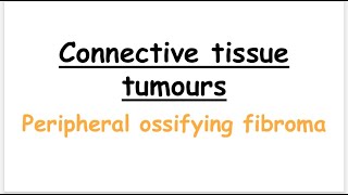 peripheral ossifying fibromaEnglish [upl. by Slocum]