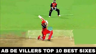 Ab de Villiers top 10 Best Sixes in Cricket Ever  Mr 360° of cricket [upl. by Clio]