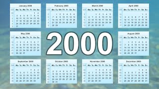 Calendar 2000 [upl. by Vullo928]