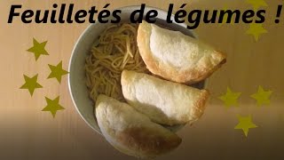 Feuilletés aux légumes  Recette végétarienne [upl. by Kiyohara777]