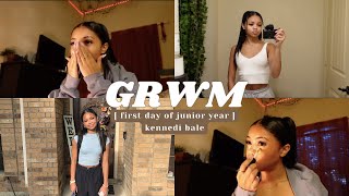 GRWM first day of school  junior year [upl. by Holtorf]