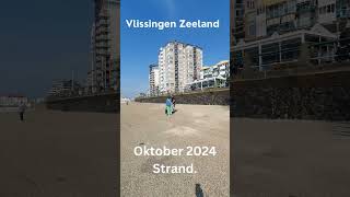 Vlissingen Zeeland Niederlande Strand Oktober 2024 Tolles Land tolle Stadt [upl. by Eninahpets91]