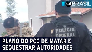 Operação da PF prende integrantes do PCC suspeitos de planejar ataques  SBT Brasil 141223 [upl. by Frere117]