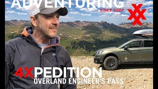 Subaru Outback Off Road Engineers Pass Colorado Overland Car Camping [upl. by Mcarthur933]