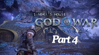 God of War Ragnarok PART 4  Sindris New House  Moving To Svartalfheim [upl. by Brandie659]