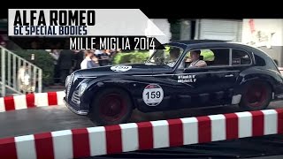 ALFA ROMEO 6C  SPECIAL BODYWORK amp Early Scuderia Ferrari  MILLE MIGLIA 2014 Engine sounds  SCC TV [upl. by Brawley]