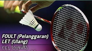 Peraturan Dalam Permainan Badminton quotLengkapquot LAY OF BADMINTON [upl. by Liana]