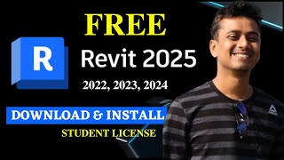 How to Download REVIT 2025 Free  Autodesk REVIT 2025 license for students [upl. by Peltier]