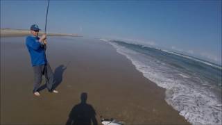 Surf Fishing OBX  Ocracoke Island [upl. by Stalder]