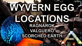 Ark Wyvern Egg Locations Ragnarok Valguero Scorched Earth  Ark Survival Evolved [upl. by Nivets688]