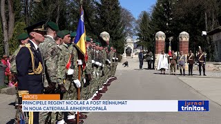 Principele Regent Nicolae a fost reînhumat în noua Catedrală Arhiepiscopală din Curtea de Argeş [upl. by Bullough212]