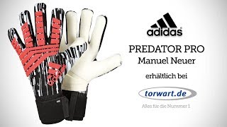 Adidas Predator Pro Manuel Neuer  Torwarthandschuhe 2018 [upl. by Yecram]