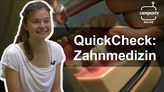 Zahnmedizin studieren – So ist es wirklich  QuickCheck [upl. by Ahtoelc703]