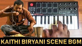 Kaithi Mass  Biriyani Scene Bgm  By Raj Bharath  Karthi  Sam C S [upl. by Nicoli14]