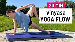 20 Min Full Body Yoga Flow  Vinyasa Ladder Yoga Flow For Improvers [upl. by Ahserkal]