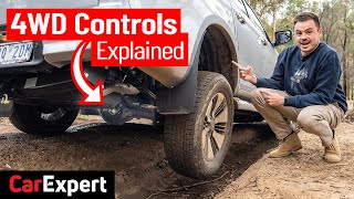 4WD modes Diff lock 2H 4H 4L amp hill descent control how toexplained [upl. by Manard]