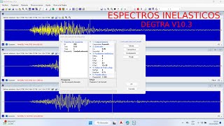 Espectro de respuesta elástico e inelástico Degtra V103 [upl. by Oicafinob860]