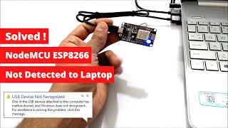 Solved USB Not Detected NodeMCU ESP8266 Drivers issue [upl. by Haziza654]