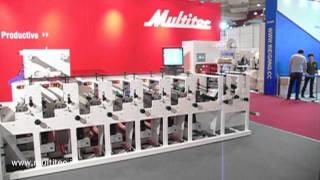 Ecoflex  labelexpo  label press by Multitec India at Labelexpo Europe 2011 in Brussels [upl. by Theodore76]