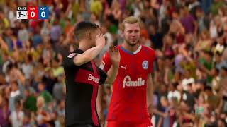 Gameplay FC 24  Bayer Leverkusen  Holstein Kiel  Bundesliga  20242025 [upl. by Fennessy]