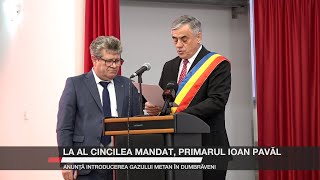 La al cincilea mandat primarul Ioan Pavăl anunță introducerea gazului metan în Dumbrăveni [upl. by Keraj115]