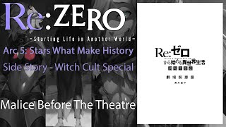 Re Zero Side Story Audiobook  quotMalice Before the Theatrequot [upl. by Plank]