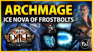 PoE 324 Kitavas Ice Nova of Frostbolts Archmage Hierophant Full Build Guide [upl. by Sherrill434]