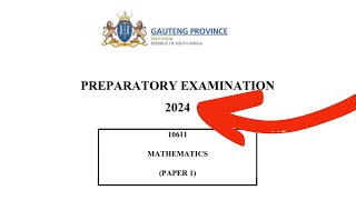 Prelim 2024 Grade 12 Mathematics P1 Memo Gauteng Province [upl. by Ocker890]