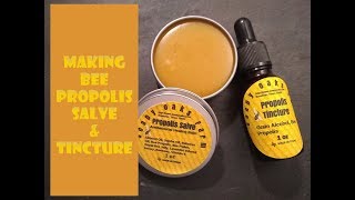 Making Bee Propolis Tincture amp Salve [upl. by Bedwell]