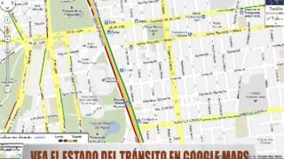 Vea el estado del tránsito en línea con Google Maps [upl. by Frodina]