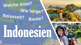 INDONESIEN URLAUB  Reiseroute amp Tipps für eine geniale Rundreise [upl. by Teiluj]