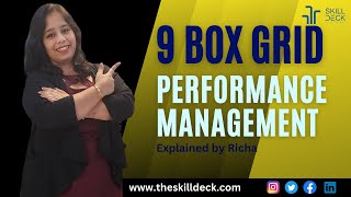 9 box grid for performance management  succession planning  Explained by Richa [upl. by Itsim999]