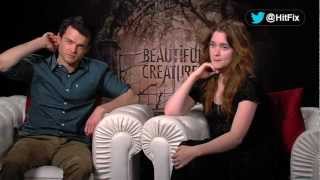 Beautiful Creatures  Alice Englert amp Alden Ehrenreich Interview [upl. by Sashenka86]