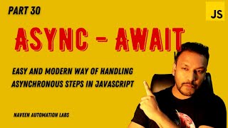 30  Async  Await Concept in JavaScript With Easy Examples [upl. by Gregrory]