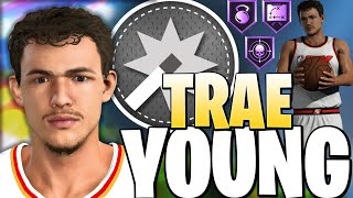 New Trae Young Build IS DEADLY HALFCOURT GREENS NBA 2K20 MyPark [upl. by Joya]