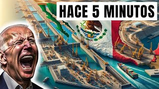 ¡Es Monstruoso Así Avanza la Construcción del Canal Mexicano que APLASTARÁ al de Panamá [upl. by Rez]