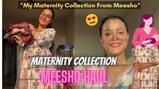 Meesho Maternity Collection 😍 Affordable Prices  New Mommies Must Have maternitydress meeshohaul [upl. by Alauqahs]