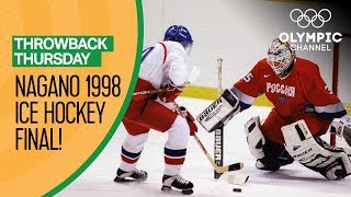 Czech Republic vs Russia  Nagano 1998  Men’s Ice Hockey Final  Throwback Thursday [upl. by Orling]