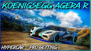 Hyper Koenigsegg Agera R  PRO Settings  THIS CAR IS LIGHTNING The Crew Motorfest [upl. by Constantino]