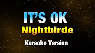 ITS OKAY  Nightbirde KARAOKE VERSION [upl. by Annamaria]