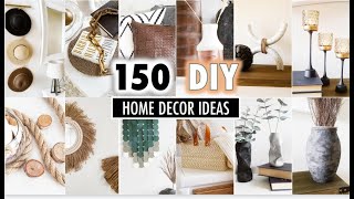 150 DIY HOME DECOR IDEAS  HACKS you Actually Want To MAKE FULL TUTORIALS [upl. by Grimonia]