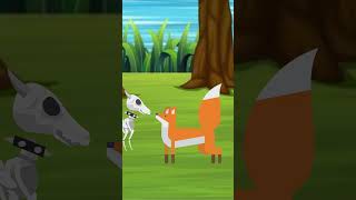 Moti And Fox  Cartoon animal  cartoonanimal  Story [upl. by Faux]