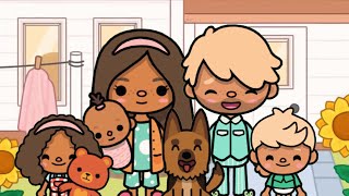 Family Morning Routine In The BIG FAMILY HOME 🏡  VOICED 🔊   Toca Life World 🌎 [upl. by Winonah]